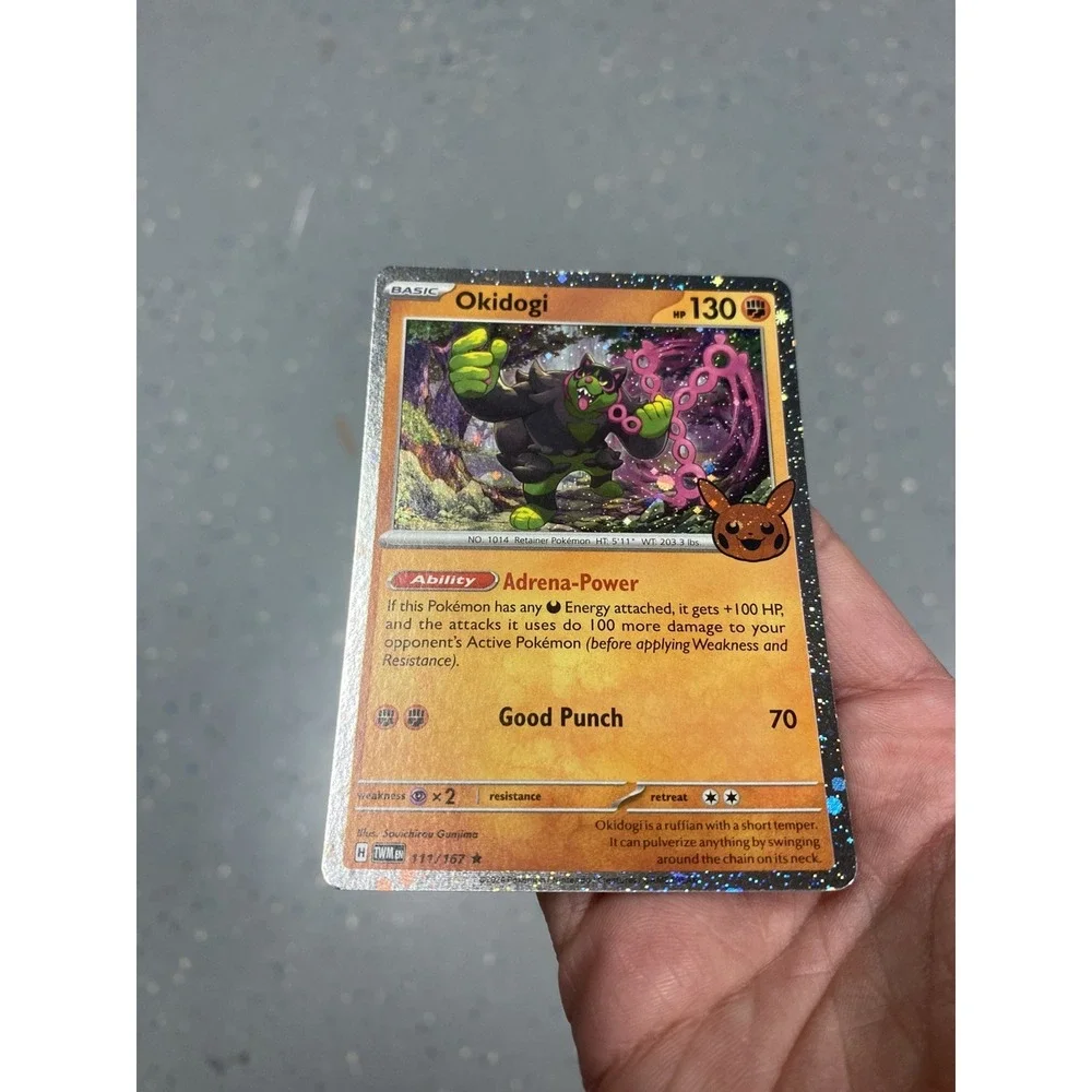 Fart Swirl 🌀 Okidogi 111/167 Cosmos  Holo Rare Pokemon Cards TCG 🌀✨️